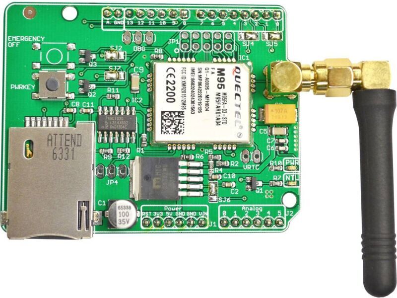 SOS Electronic - Modulo di espansione ARDUINOM95FA-GSM/GPRS