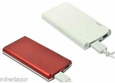 R & G Batteria esterna powerbank 12000 mAh caricatore per smartphone tablet 2 uscite