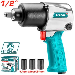 TOTAL - Avvitatore Pneumatico Pistola Ad Aria Impulsi 1/2″ 610nm TOTAL - Avvitatore Pneumatico Pistola Ad Aria Impulsi 1/2″ 610nm