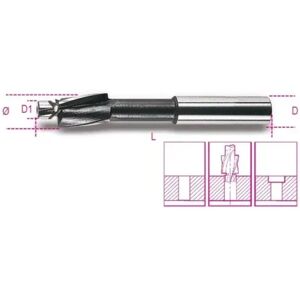 Beta 421 Svasatore Allarga Fori Con Perno Guida Hss - M4 Beta 421 Svasatore Allarga Fori Con Perno Guida Hss - M4