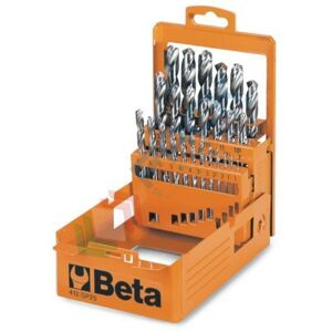 Set di 25 Punte HSS Beta 412/SP25 Serie Corta - Utensili per Metallo Set di 25 Punte HSS Beta 412/SP25 Serie Corta - Utensili per Metallo