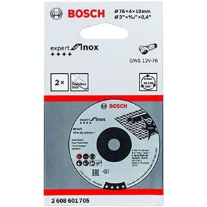 Bosch - Accessories 2608601705 2608601705 Disco Di Sgrossatura Dritto Diametro 76 Mm Ø Foro 10 Mm 2 Pz. Bosch - Accessories 2608601705 2608601705 Disco Di Sgrossatura Dritto Diametro 76 Mm Ø Foro 10 Mm 2 Pz.