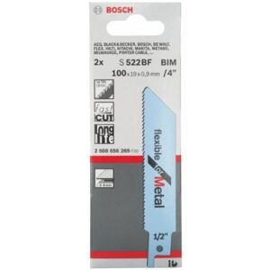 Bosch Accessories 2608656269 Lama Per Sega Universale S 522 Bf - Flexible For Metal 2 Pz. - Bosch Accessories 2608656269 Lama Per Sega Universale S 522 Bf - Flexible For Metal 2 Pz. -