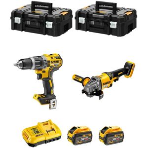 DeWalt Kit Fvk256x2-qw 54v/18v (dcd796 + Dcg414 + 2 X 9,0 Ah + Dcb118 + 2 X Tstak Ii) DeWalt Kit Fvk256x2-qw 54v/18v (dcd796 + Dcg414 + 2 X 9,0 Ah + Dcb118 + 2 X Tstak Ii)