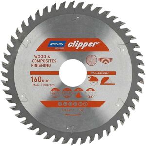 Lama Circolare Norton - 160mm, 48Z, Legno & Compositi Lama Circolare Norton - 160mm, 48Z, Legno & Compositi