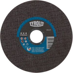 TYROLIT 2in1 Premium125 X 1,6 Mm Di Fila Per Acciaio/tirolo TYROLIT 2in1 Premium125 X 1,6 Mm Di Fila Per Acciaio/tirolo