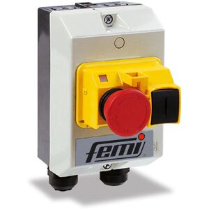 FEMI Pannello Di Controllo + Interruttore Di Emergenza Avvolgitore 450-850 Watt Trifase - 7800208 FEMI Pannello Di Controllo + Interruttore Di Emergenza Avvolgitore 450-850 Watt Trifase - 7800208