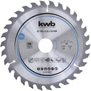 kwb 586957 Lama Circolare In Metallo Duro 190 X 30 Mm 1 Pz. - kwb 586957 Lama Circolare In Metallo Duro 190 X 30 Mm 1 Pz. -