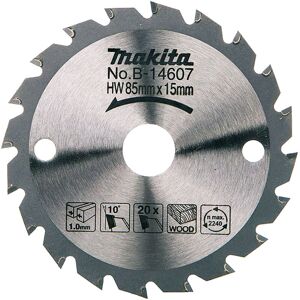 Makita - B-14607 Lama Sega Circolare Standard T.c.t. 85x15mm 20t Legno Makita - B-14607 Lama Sega Circolare Standard T.c.t. 85x15mm 20t Legno