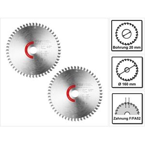 Festool - Laminato/HPL HW 160 x 1,8 x 20 TF52 - 2 pezzi - Lame da sega circolare Festool - Laminato/HPL HW 160 x 1,8 x 20 TF52 - 2 pezzi - Lame da sega circolare