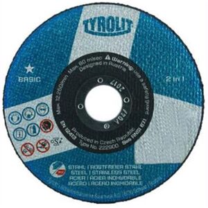 TYROLIT - Mole Abrasive 1 Stell In Acciaio/inox Piane 230x3 X22 Cf.25pz TYROLIT - Mole Abrasive 1 Stell In Acciaio/inox Piane 230x3 X22 Cf.25pz