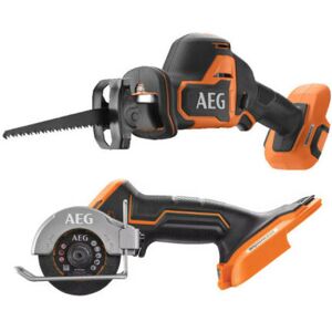 AEG - Pack Sega A Nastro - Mini Sega Multimateriale - 18 V - Subcompatta - Senza Spazzole AEG - Pack Sega A Nastro - Mini Sega Multimateriale - 18 V - Subcompatta - Senza Spazzole