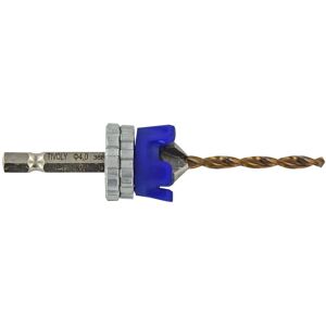 TIVOLY Punta E Taglierina Per Legno 2 In 1 Metal Technic, Gambo Esagonale, Uso Intensivo Ø 5 Mm - TIVOLY Punta E Taglierina Per Legno 2 In 1 Metal Technic, Gambo Esagonale, Uso Intensivo Ø 5 Mm -