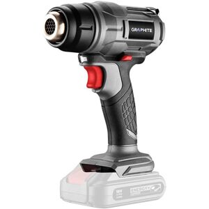 GRAPHITE Pistola Termica Cordless Energy+ Da 18 V, Agli Ioni Di Litio, Intervallo Di Temperatura 550 °c, Senza Batteria GRAPHITE Pistola Termica Cordless Energy+ Da 18 V, Agli Ioni Di Litio, Intervallo Di Temperatura 550 °c, Senza Batteria