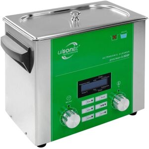 ULSONIX Pulitore Ultrasuoni Lavatrice Ultrasuoni 3 Litri 160W 0-80°C 60 Min Acciaio Inox - Argento