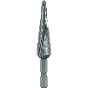RUKO 101050-9h Punta A Gradini 4 - 12 Mm Hss Lunghezza Totale 72 Mm 1 Pz. RUKO 101050-9h Punta A Gradini 4 - 12 Mm Hss Lunghezza Totale 72 Mm 1 Pz.