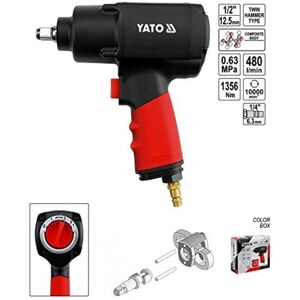 YATO - Chiave A Impulsi, Composita 1/2'', 1356 Nm Yt-0953 YATO - Chiave A Impulsi, Composita 1/2'', 1356 Nm Yt-0953
