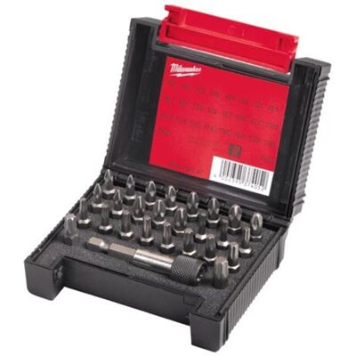 Milwaukee Estuche De Puntas Compacto De 27 Piezas Ph1 X2 / Ph2 X2 / Ph3 X1 / Pz1 X2 / Pz2 X4 / Pz3 X2 / Tx10 X2 / Tx15 X3 / Tx20 X3 / Tx25 X3 / Tx30 X1 / Tx40 X1 Portapuntas Con Bloqueo De Cambio Rápido Milwaukee Estuche De Puntas Compacto De 27 Piezas Ph1 X2 / Ph2 X2 / Ph3 X1 / Pz1 X2 / Pz2 X4 / Pz3 X2 / Tx10 X2 / Tx15 X3 / Tx20 X3 / Tx25 X3 / Tx30 X1 / Tx40 X1 Portapuntas Con Bloqueo De Cambio Rápido