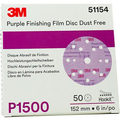 3M 51154 Dischi Abrasivi 260l P1500 15fori Pezzi 50 3M 51154 Dischi Abrasivi 260l P1500 15fori Pezzi 50