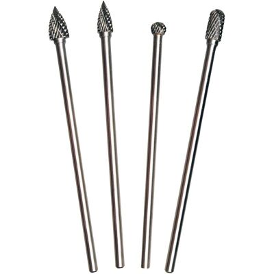 BGS TECHNIC - Assortimento Di Frese In Carburo Di Tungsteno Extra Lunghe BGS TECHNIC - Assortimento Di Frese In Carburo Di Tungsteno Extra Lunghe