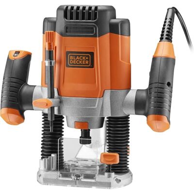 Black & Decker - Fresatrice A Filo 1200w - Black+decker - Con 13 Accessori - Kw1200eka-qs Black & Decker - Fresatrice A Filo 1200w - Black+decker - Con 13 Accessori - Kw1200eka-qs