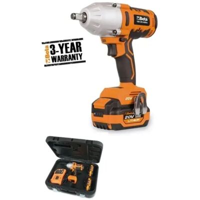 Beta 1984/k600 Avvitatore Reversibile Ad Impulsi 1/2" Brushless 20 V Beta 1984/k600 Avvitatore Reversibile Ad Impulsi 1/2" Brushless 20 V