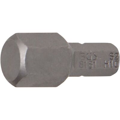 BGS TECHNIC Inserto Lunghezza 25 Mm Attacco Esagono Esterno 6,3 Mm (1/4') Esagono Interno 10 Mm BGS TECHNIC Inserto Lunghezza 25 Mm Attacco Esagono Esterno 6,3 Mm (1/4') Esagono Interno 10 Mm