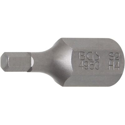 BGS TECHNIC Inserto Lunghezza 30 Mm Attacco Esagono Esterno 10 Mm (3/8') Esagono Interno 4 Mm BGS TECHNIC Inserto Lunghezza 30 Mm Attacco Esagono Esterno 10 Mm (3/8') Esagono Interno 4 Mm