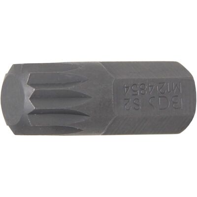 BGS TECHNIC Inserto Lunghezza 30 Mm Attacco Esagono Esterno 10 Mm (3/8') Poligonale Interno (per Xzn) M12 BGS TECHNIC Inserto Lunghezza 30 Mm Attacco Esagono Esterno 10 Mm (3/8') Poligonale Interno (per Xzn) M12