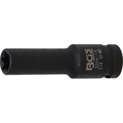 BGS TECHNIC Bussola Profilo E, Profonda 12,5 Mm (1/2') E14 BGS TECHNIC Bussola Profilo E, Profonda 12,5 Mm (1/2') E14