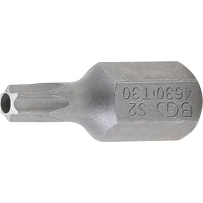 BGS TECHNIC Inserto Lunghezza 30 Mm Attacco Esagono Esterno 10 Mm (3/8') Profilo A T (per Torx) Con Alesatura T30 BGS TECHNIC Inserto Lunghezza 30 Mm Attacco Esagono Esterno 10 Mm (3/8') Profilo A T (per Torx) Con Alesatura T30