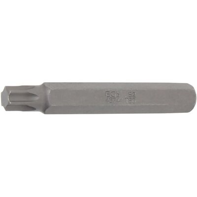 BGS TECHNIC Inserto Lunghezza 75 Mm Attacco Esagono Esterno 10 Mm (3/8') Profilo A T (per Torx) T50 BGS TECHNIC Inserto Lunghezza 75 Mm Attacco Esagono Esterno 10 Mm (3/8') Profilo A T (per Torx) T50
