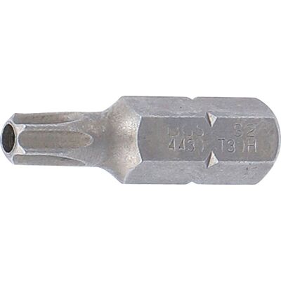 BGS TECHNIC - Inserto Lunghezza 30 Mm Attacco Esagono Esterno 8 Mm (5/16') Profilo A T (per Torx) Con Alesatura T30 BGS TECHNIC - Inserto Lunghezza 30 Mm Attacco Esagono Esterno 8 Mm (5/16') Profilo A T (per Torx) Con Alesatura T30