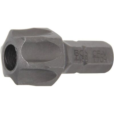 BGS TECHNIC Inserto Lunghezza 30 Mm Attacco Esagono Esterno 8 Mm (5/16') Profilo A T (per Torx) Con Alesatura T70 BGS TECHNIC Inserto Lunghezza 30 Mm Attacco Esagono Esterno 8 Mm (5/16') Profilo A T (per Torx) Con Alesatura T70