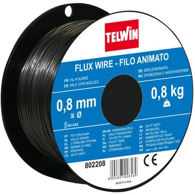 TELWIN 802208 Bobina Filo Animato D 08 Mm 08 Kg Per Saldatura Senza Gas - TELWIN 802208 Bobina Filo Animato D 08 Mm 08 Kg Per Saldatura Senza Gas -