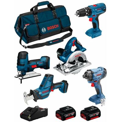 Bosch - Kit 18v Bk501bag (gsa 18 V-li C + Gst 18 V-li S + Gks 18 V-li + Gsb 18v-21 + Gdr 18v-160 + 2 X 4,0 Ah + Gal18v-40 + Borsa) Bosch - Kit 18v Bk501bag (gsa 18 V-li C + Gst 18 V-li S + Gks 18 V-li + Gsb 18v-21 + Gdr 18v-160 + 2 X 4,0 Ah + Gal18v-40 + Borsa)