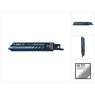 Bosch Accessories 2608653096 Lama Per Sega A Gattuccio S 522 Ehm, Endurance For Stainlesssteel 1 Pz. Bosch Accessories 2608653096 Lama Per Sega A Gattuccio S 522 Ehm, Endurance For Stainlesssteel 1 Pz.