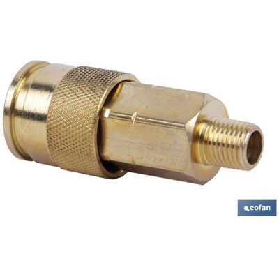 Cofan Connettore Rapido ad Alto Flusso - Per Compressori d'Aria Cofan Connettore Rapido ad Alto Flusso - Per Compressori d'Aria