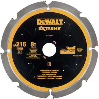 DeWalt Accessori - Disco Da Taglio 216x30 Mm, 8 Denti Dt1473 - DeWalt Accessori - Disco Da Taglio 216x30 Mm, 8 Denti Dt1473 -