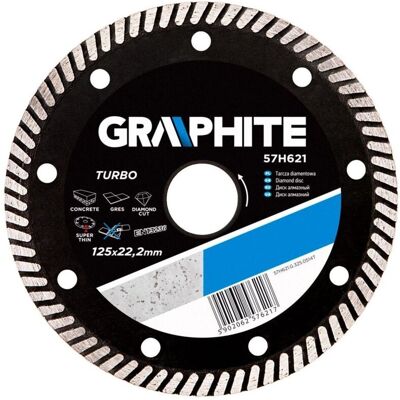 Disco Diamante Turbo Ultra Sottile 125mm - Lavoro Pesante Disco Diamante Turbo Ultra Sottile 125mm - Lavoro Pesante