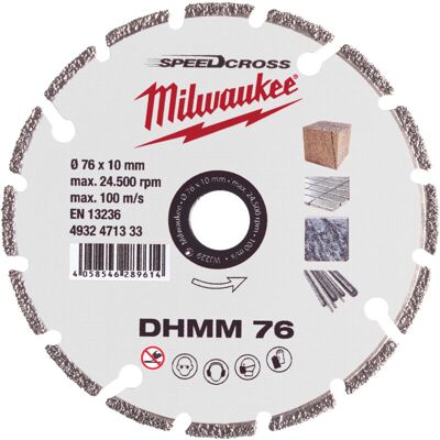 Disco diamantato Milwaukee Modello 4932471333 - 76mm Versatile Disco diamantato Milwaukee Modello 4932471333 - 76mm Versatile
