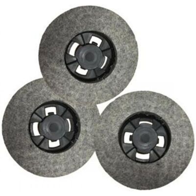 UNIVERSALE - Kit 3pz Spazzola Con Disco Feltro A Gancio Lucidatrice Adattabili UNIVERSALE - Kit 3pz Spazzola Con Disco Feltro A Gancio Lucidatrice Adattabili