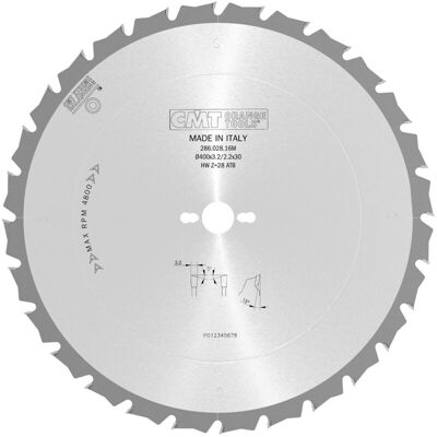 Lama circolare CMT 286.040.22M - 550x4.2/3.2x30 - Legno/Calcestruzzo Lama circolare CMT 286.040.22M - 550x4.2/3.2x30 - Legno/Calcestruzzo