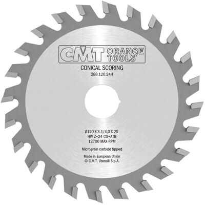 CMT ORANGE TOOLS - 288.125.24k Lama Conica per Laminati CMT ORANGE TOOLS - 288.125.24k Lama Conica per Laminati