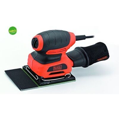 Black & Decker Levigatrice Orbitale Black + Decker 170w Black & Decker Levigatrice Orbitale Black + Decker 170w