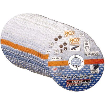 BGS TECHNIC 25 Dischi per taglio acciaio BGS TECHNIC 25 Dischi per taglio acciaio