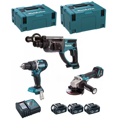 Set Makita Dlx 3093 Tj 18V - Kit utensili elettrici Set Makita Dlx 3093 Tj 18V - Kit utensili elettrici