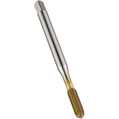 Utensile per filettare M8 Dormer con rivestimento TiN - DIN 2174 Utensile per filettare M8 Dormer con rivestimento TiN - DIN 2174