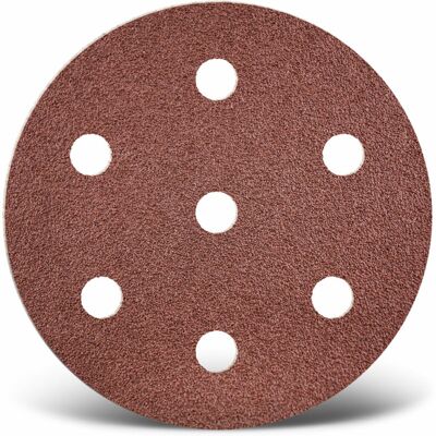 MENZER - Red - Ø90 mm - 7 fori G60 - Disco abrasivo MENZER - Red - Ø90 mm - 7 fori G60 - Disco abrasivo