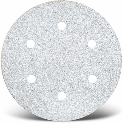 MENZER White - G80 - 225 mm - 6 fori - Dischi abrasivi MENZER White - G80 - 225 mm - 6 fori - Dischi abrasivi